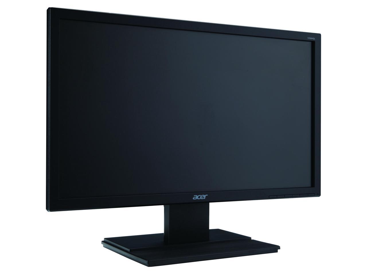 Acer V206HQL Cbmp UM.IV6AA.C01 19.5" Full HD 1920 x 1080 5 ms D-Sub, DisplayPort Built-in Speakers LCD/LED Monitor