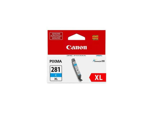 Canon CLI-281XL Original Ink Cartridge - Cyan - Inkjet - 1 Each