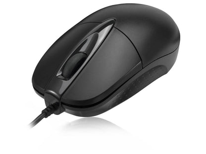 ADESSO iMouseM6 Black 3 Buttons 1 x Wheel USB Wired Optical 1000 dpi Mouse