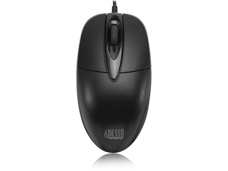 ADESSO iMouseM6 Black 3 Buttons 1 x Wheel USB Wired Optical 1000 dpi Mouse