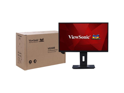 ViewSonic VG2748 27" Full HD 1920 x 1080 7ms (GTG W/OD) HDMI, VGA, DisplayPort Built-in Speakers USB 3.0 Hub Anti-Glare LED Backlit IPS Monitor