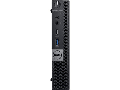Dell OptiPlex 7060 (W75N1) Micro Desktop Intel Core i5-8500T 4 GB DDR4 500 GB HDD Windows 10 Pro