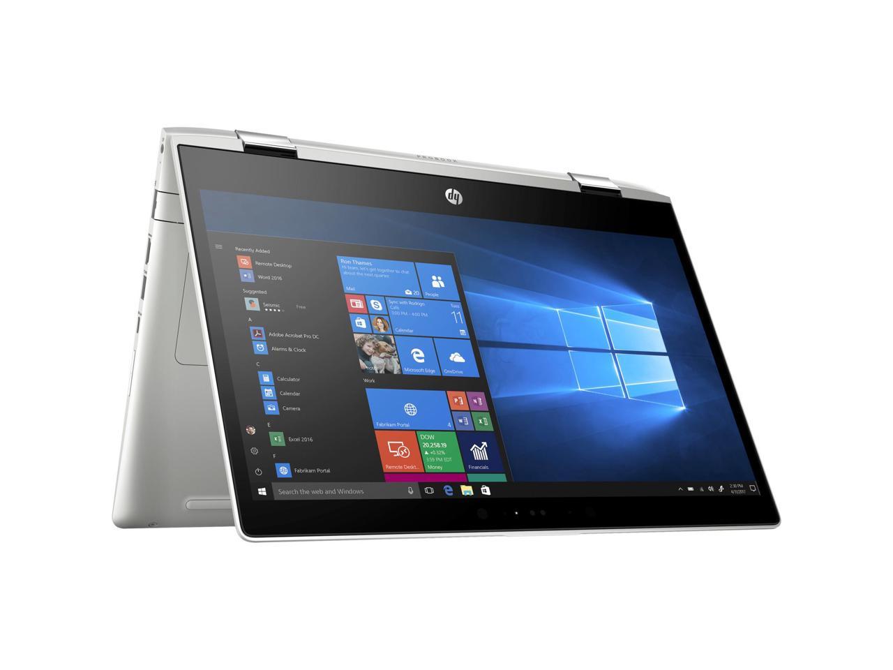 HP ProBook x360 440 G1 (4PY43UT#ABA) Intel Core i7 8th Gen 8550U (1.80 GHz) 8 GB Memory 256 GB SSD Intel UHD Graphics 620 14" Touchscreen 1920 x 1080 Convertible 2-in-1 Laptop Windows 10 Pro 64-Bit