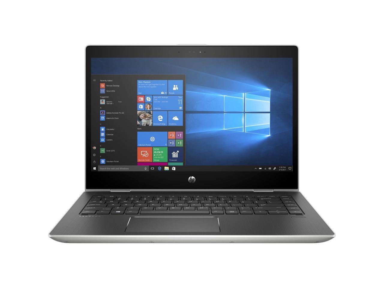 HP ProBook x360 440 G1 (4PY43UT#ABA) Intel Core i7 8th Gen 8550U (1.80 GHz) 8 GB Memory 256 GB SSD Intel UHD Graphics 620 14" Touchscreen 1920 x 1080 Convertible 2-in-1 Laptop Windows 10 Pro 64-Bit