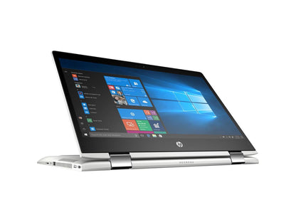 HP ProBook x360 440 G1 (4PY44UT#ABA) Intel Core i3 8th Gen 8130U (2.20 GHz) 4 GB Memory 128 GB SSD Intel UHD Graphics 620 14" Touchscreen 1920 X 1080 Convertible 2-in-1 Laptop Windows 10 Pro 64-bit