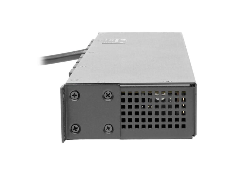 Tripp Lite 1.9kW Single-Phase Switched PDU, LX Platform Interface, 120V Outlets (8 x 5-15/20R), NEMA L5-20P, 12.0 Feet Cord, 1U Rack, TAA (PDUMH20NET2LX)