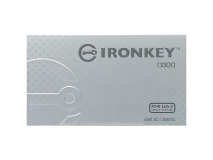 Kingston 32GB IronKey D300 USB 3.1 Flash Drive IKD300S32GB