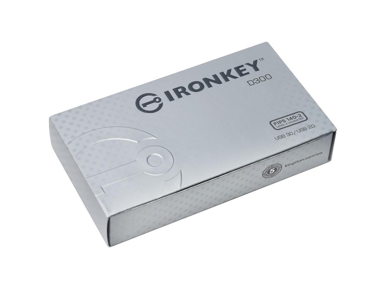 Kingston 32GB IronKey D300 USB 3.1 Flash Drive IKD300S32GB