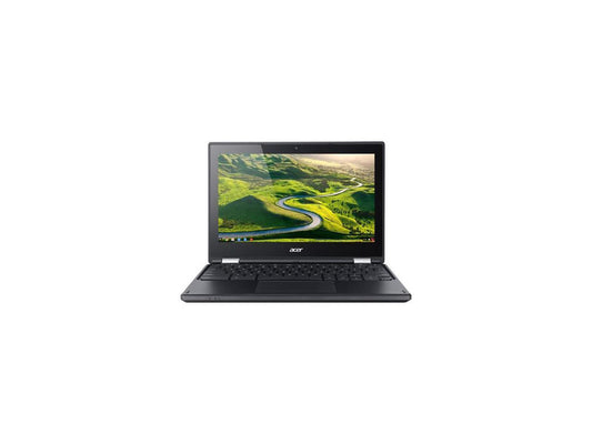 Acer CB5-132T-C67Q 11.6" Touchscreen Chromebook - 1366 x 768 - Celeron N3060 - 4 GB RAM - 32 GB Flash Memory - Stone Blue - Chrome OS 64-bit - Intel HD Graphics 400 - In-plane Switching (IPS) Tec
