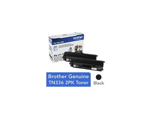 Brother Genuine High-Yield Black Toner Cartridge 4000 pages 2Pack