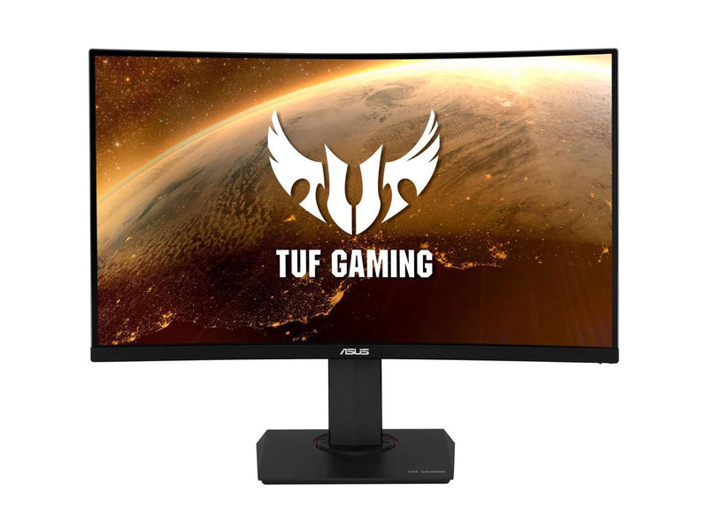 ASUS TUF Gaming VG32VQ 32" (Actual size 31.5") WQHD 2560 x 1440 2K 144Hz 1ms 2x HDMI, DisplayPort AMD FreeSync Asus Eye Care Ultra Low-Blue Light Flicker-Free HDR10 Curved Gaming Monitor