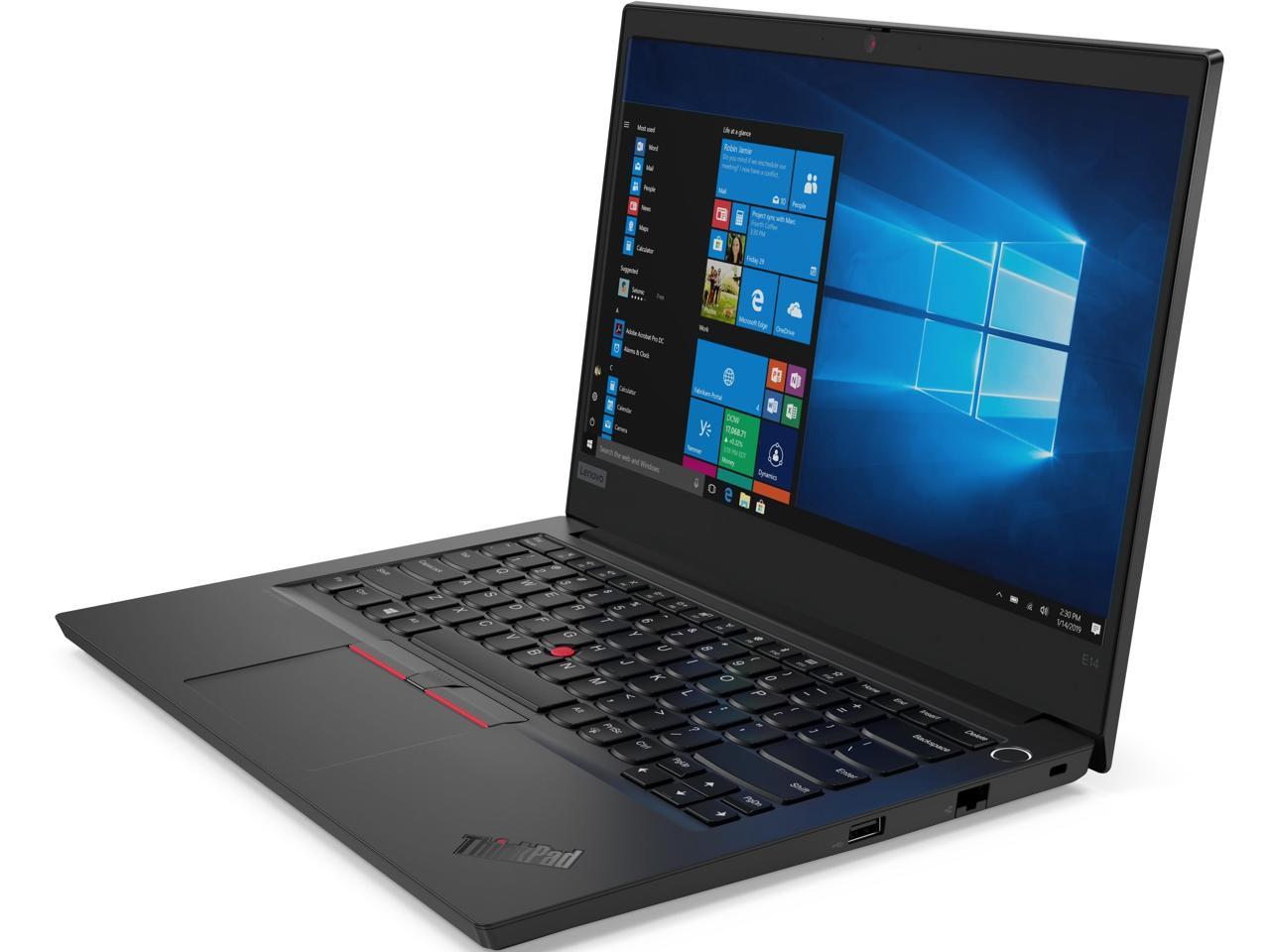 Lenovo ThinkPad E 14" Full HD Laptop i5-10210U 8GB 256GB SSD Windows 10 Pro