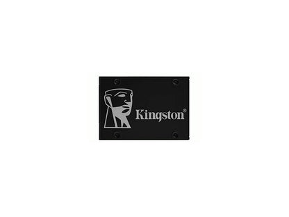 Kingston KC600 - Solid state drive - encrypted - 2 TB - internal - 2.5" - SATA 6Gb/s - 256-bit AES-XTS - Self-Encrypting