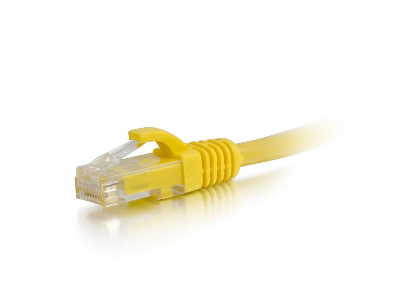 C2G 50742 2 ft. Cat6a Snagless Unshielded (UTP) Ethernet Network Patch Cable - Yellow