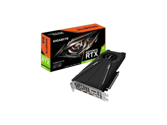 GIGABYTE NVIDIA GeForce RTX 2080 TI TURBO OC 11GB (Rev. 2.0) GDDR6 HDMI/3DisplayPort/USB Type-C PCI-Express Video Card