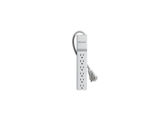 Belkin BE106000-08R 6 Outlet Surge Protector 8 Cord