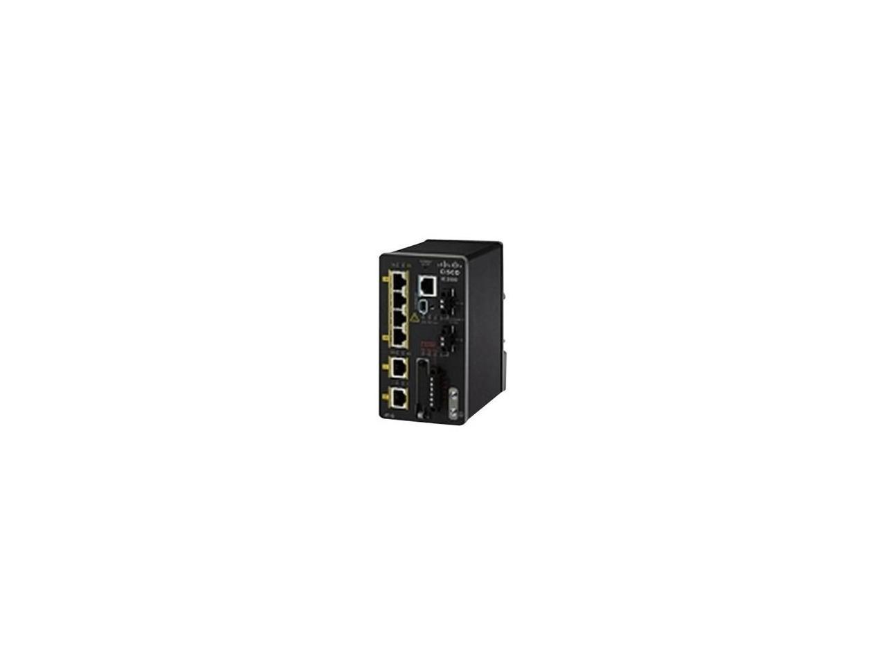 Cisco IE-2000-4TS-G-L Industrial Ethernet 2000 Series - Switch - managed - 4 x 10/100 + 2 x Gigabit SFP - DIN rail mountable