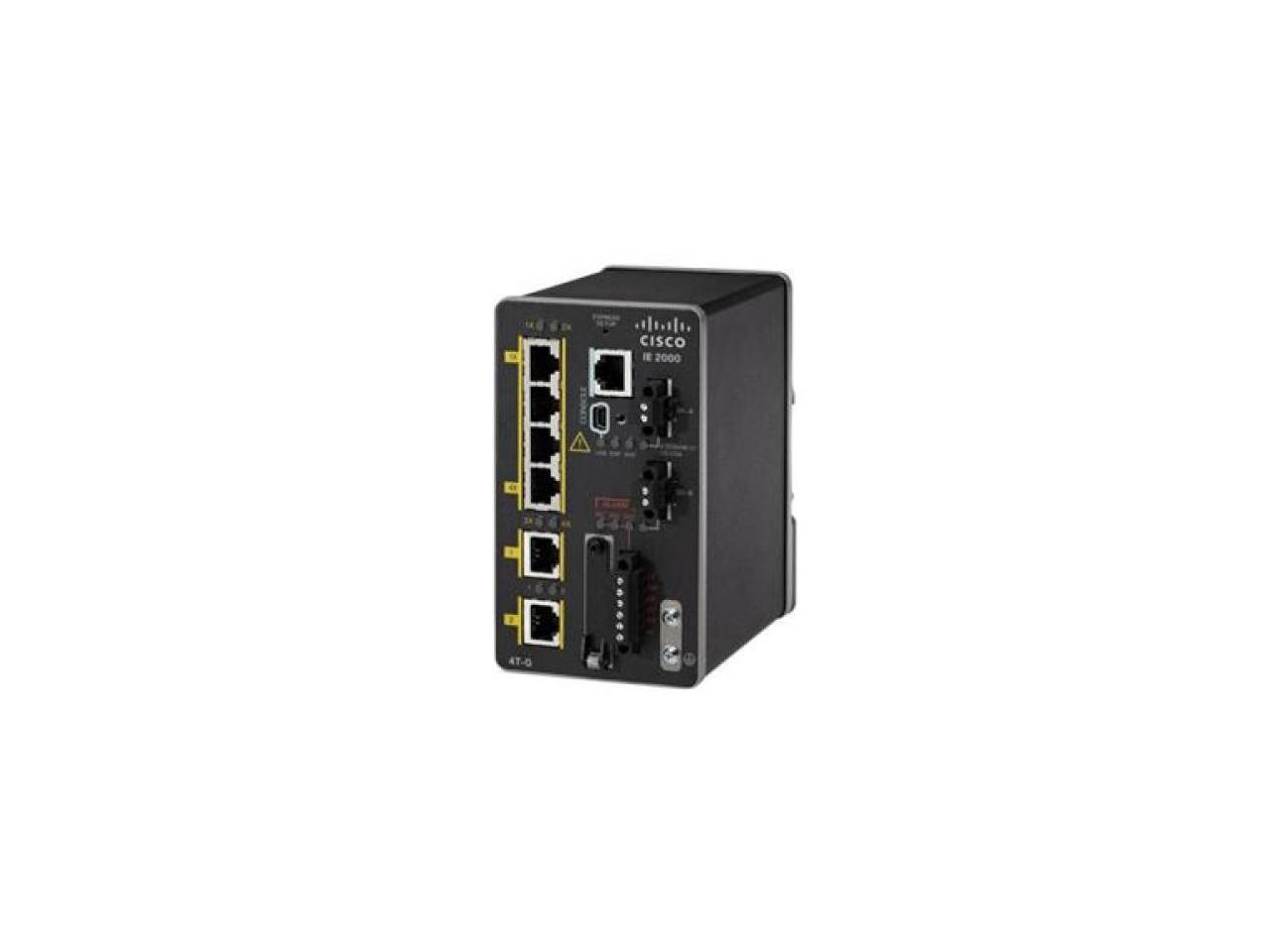 Cisco IE-2000-8TC-B Cisco Industrial Ethernet 2000 Series - Switch - managed - 8 x 10/100 + 2 x combo SFP - DIN rail mountable