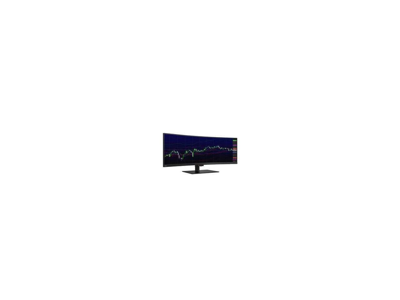 Lenovo ThinkVision P44w-10 43.4" WQUXGA WLED LCD Monitor - 32:10 - Raven Black - 61D5RAR1US