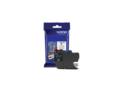 BROTHER INTERNATIONAL CORPORAT LC3017C HIGH YIELD XL CYAN INK CARTRIDGE