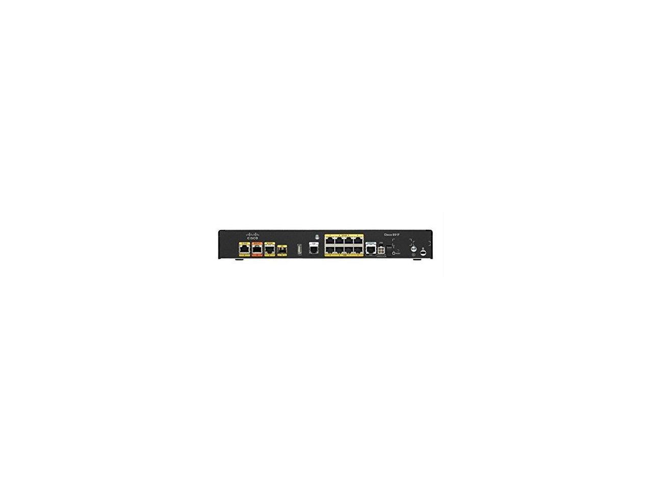 Cisco 891F Gigabit Ethernet Security Router with SFP - 11 Ports - Management Port - 1 Slots - -