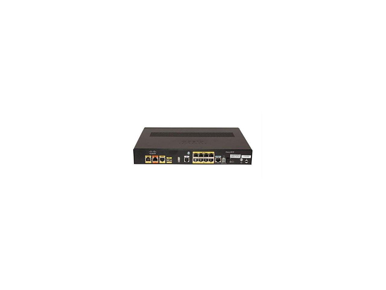 Cisco 891F Gigabit Ethernet Security Router with SFP - 11 Ports - Management Port - 1 Slots - -