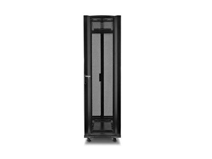 V7 RMEC42U-1N 42U Rack Mnt Cabinet Enclosure Frt-Rr Vent Encl Sides