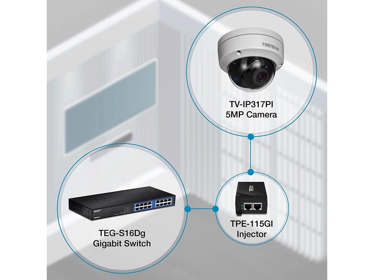TRENDnet Indroutdr 5Mp H265 Camera (TV-IP317PI)