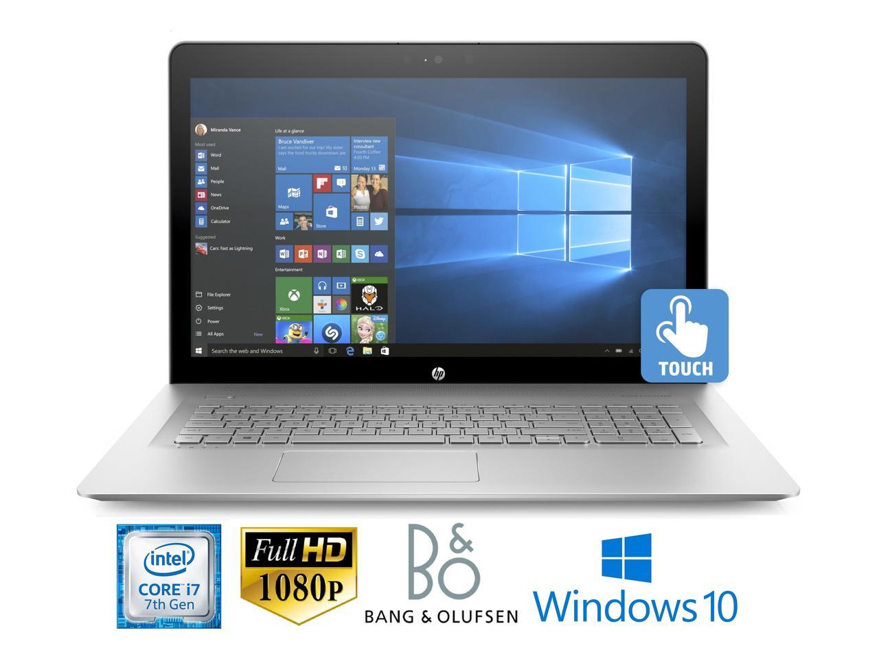 HP Envy 15-as100 15-as133cl 15.6" Touchscreen LCD Notebook - Intel Core i7-7500U Dual-core 2 Core 2.70 GHz 16GB DDR4 1TB HDD - Windows 10 Home 64-bit Model X6V56UAR#ABA