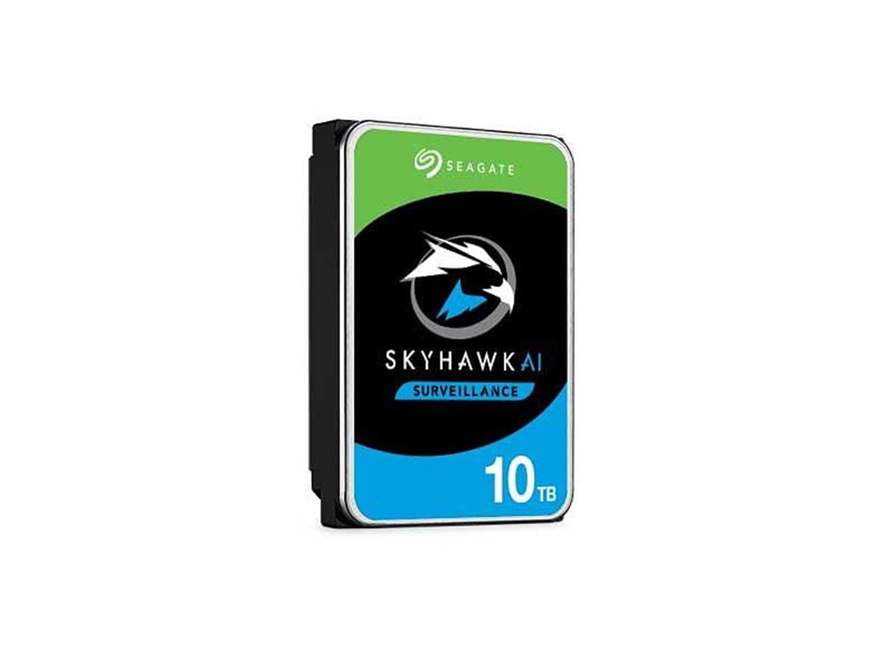 Seagate SkyHawk AI ST10000VE0008 10TB 7200 RPM 256MB Cache SATA 6.0Gb/s 3.5" Internal Hard Drive