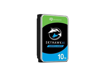 Seagate SkyHawk AI ST10000VE0008 10TB 7200 RPM 256MB Cache SATA 6.0Gb/s 3.5" Internal Hard Drive