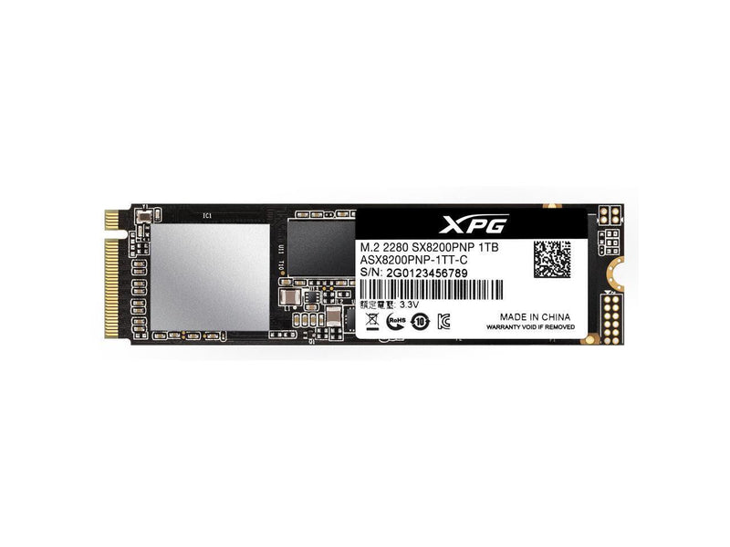 XPG SX8200 Pro Series: 1TB Internal Solid State Drive PCIe Gen3x4 M.2 2280