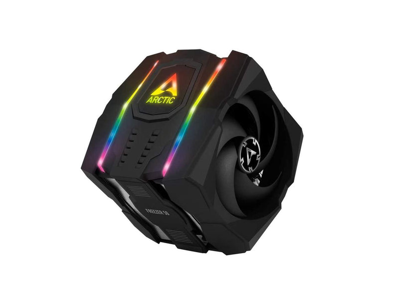 Arctic ACFRE00065A Freezer 50 - Multi Compatible Dual Tower CPU Cooler with A-RGB CPU Cooler for AMD