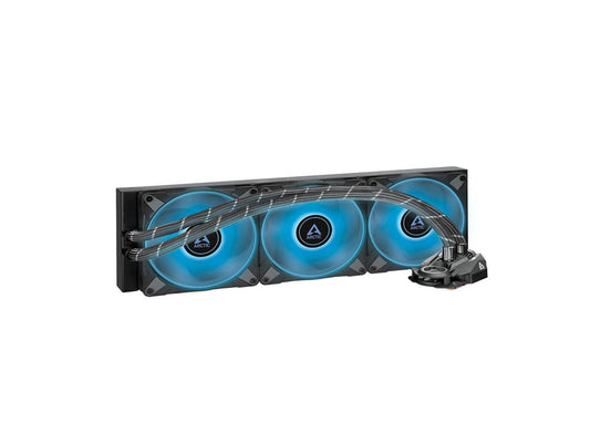 ARCTIC Liquid Freezer II 420 RGB - Multi-Compatible All-in-one CPU RGB AIO Water Cooler, Black ACFRE00110A