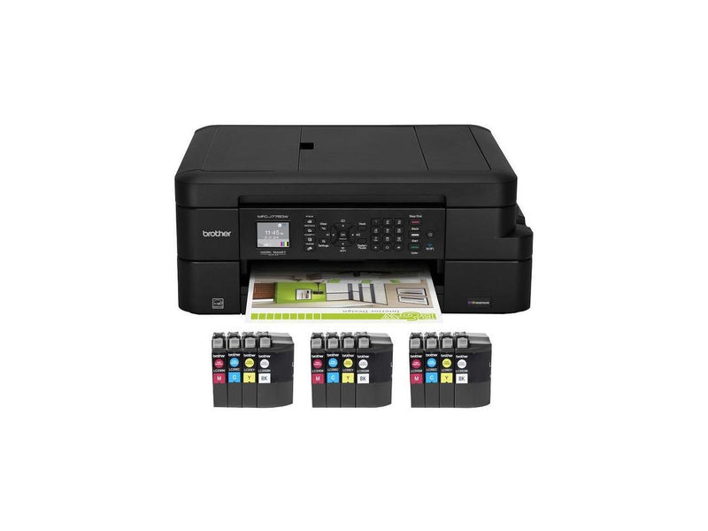 Brother MFC-J775DWXL Extended Print INKvestment All-in-One Color Inkjet Printer with Up to 2-Years of Ink In-box