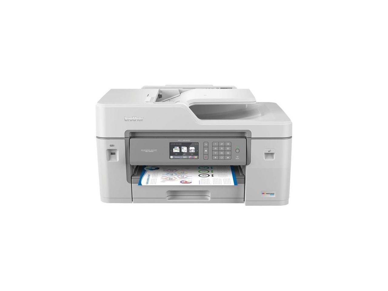 Brother MFC-J6545DWXL INKvestment Tank Wireless Duplex Color All-in-One Inkjet Printer - Up to 2-Years of Ink in-Box