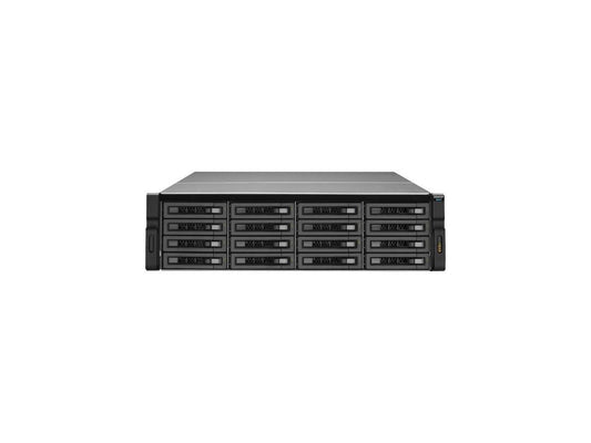 QNAP REXP-1620U-RP-US - Storage Enclosure - 16 Bays ( SATA-600 / SAS-3 ) - Rack-Mountable - 3U