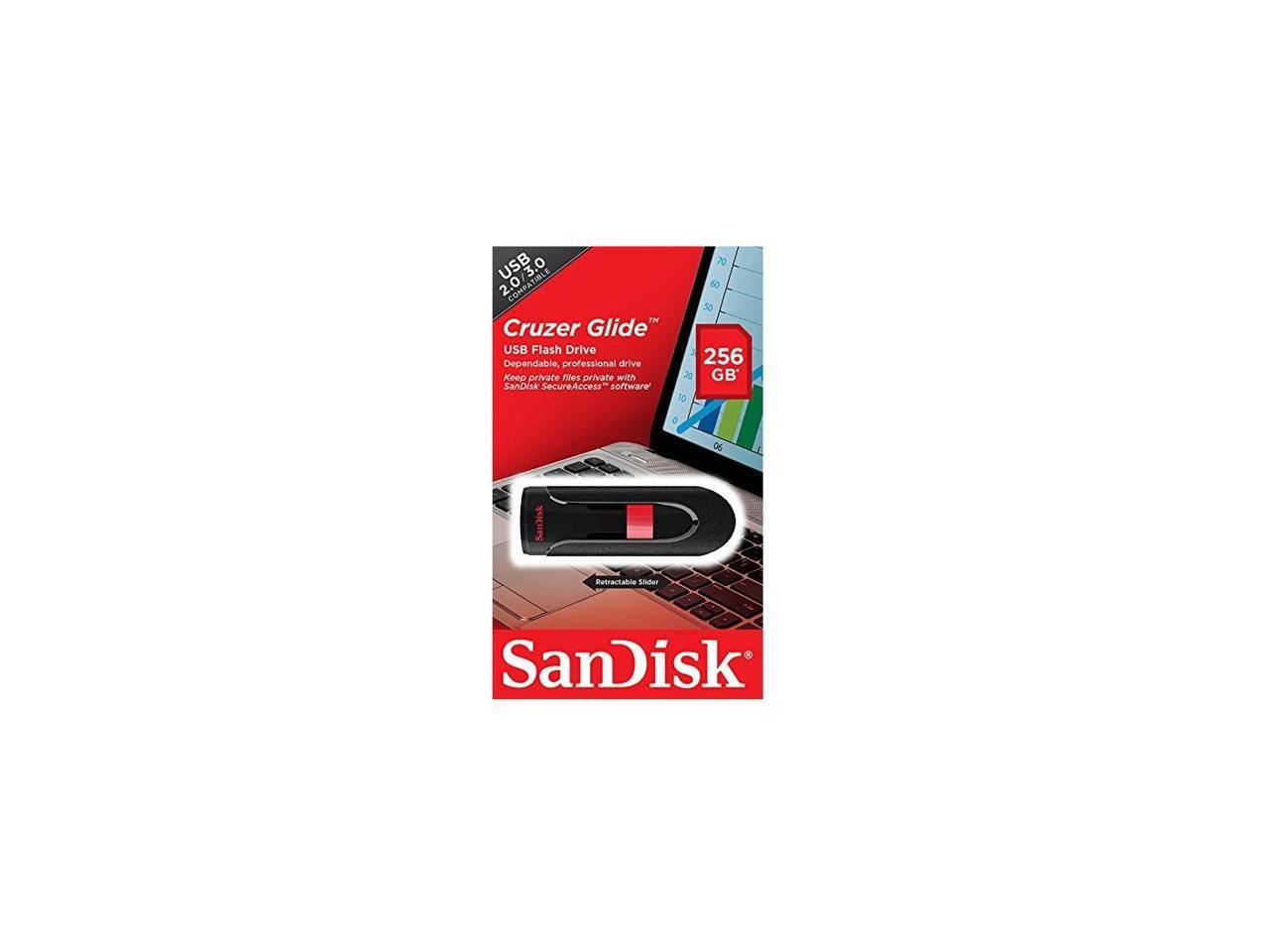 SanDisk 256GB CRUZER USB FLSHDRV- Part # SDCZ60-256G-A46