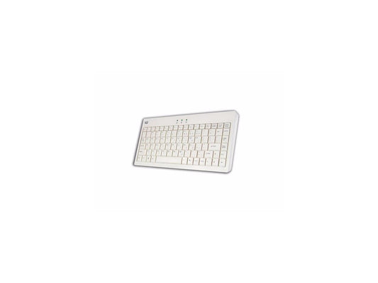 Mini USB keyboard w/PS/2 adaptor(White) - AKB-110W