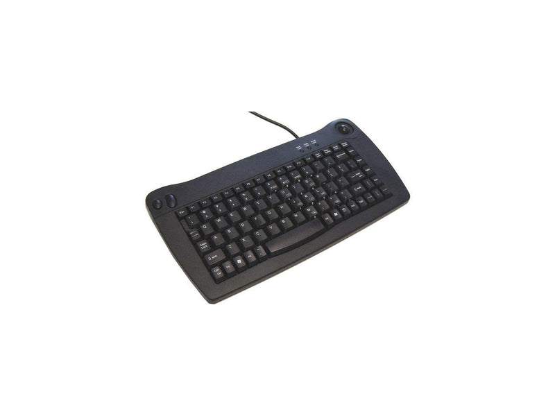 Mini Ps/2 Keyboard With Trackball (Black - ACK-5010PB