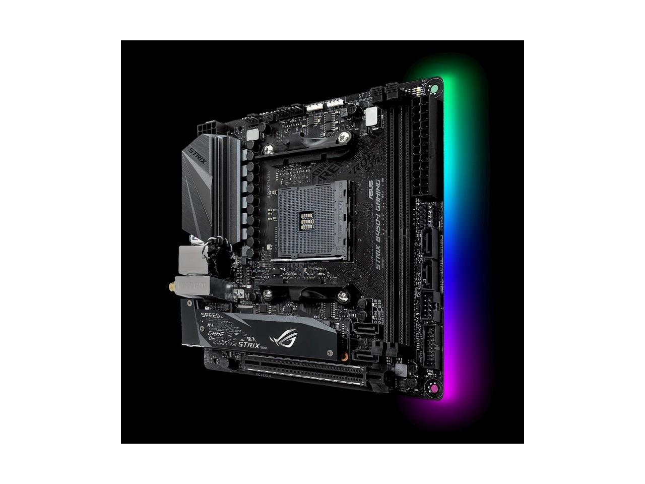 ASUS AMD ROG STRIX B450-I GAMING Socket AM4 DDR4 Mini-ITX Motherboard (90MB0Z50-M0EAY0)