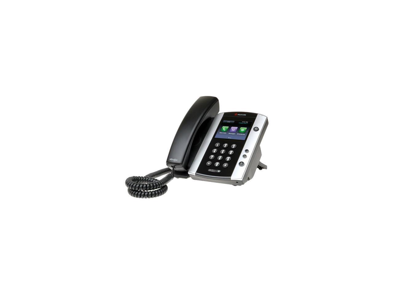Polycom 2200-48500-025 VVX 501 12-Line Business Media VoIP Conference Phone