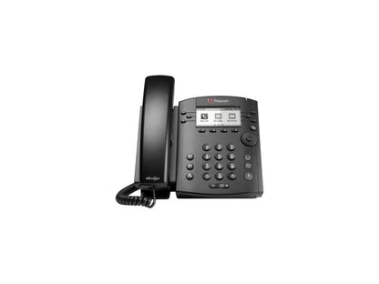 Polycom 2200-48350-025 VVX 311 Corded Business Media Phone System, 6-Line, WW PoE