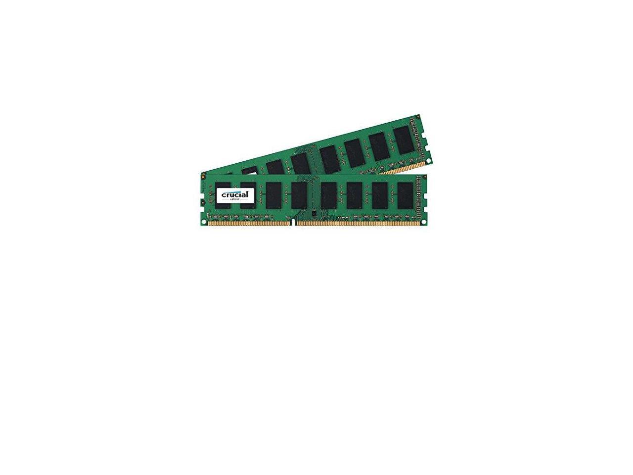 Crucial 8GB (2 x 4GB) 240-Pin DDR3 SDRAM DDR3L 1866 (PC3L 14900) Desktop Memory Model CT2K51264BD186DJ