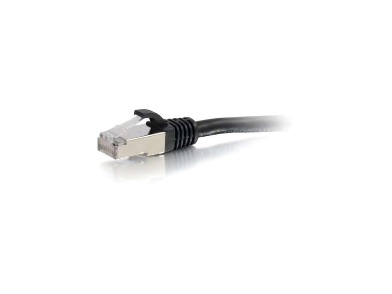 C2G 00817 C2G 10FT CAT6 SNAGLESS SHIELDED (STP) NETWORK PATCH CABLE - BLACK