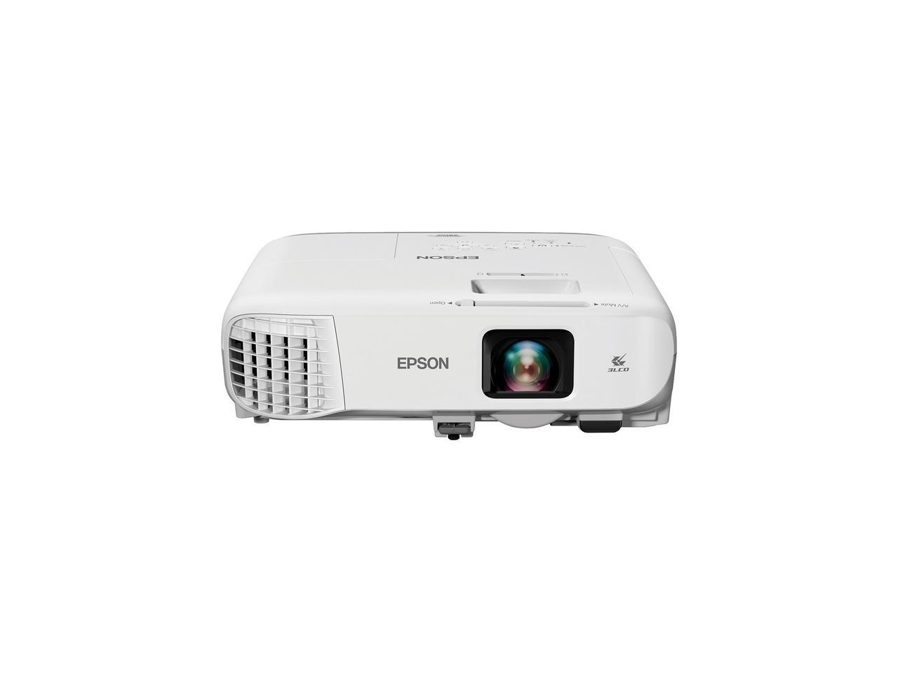 Epson PowerLite 980W WXGA 3LCD Classroom Projector 3800 lumnes, V11H866020