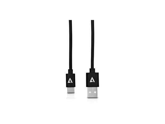 V7-CABLES V7U2AC-2M-BLK-1E 6.6FT BLK USB2 A TO USB-C CABLE