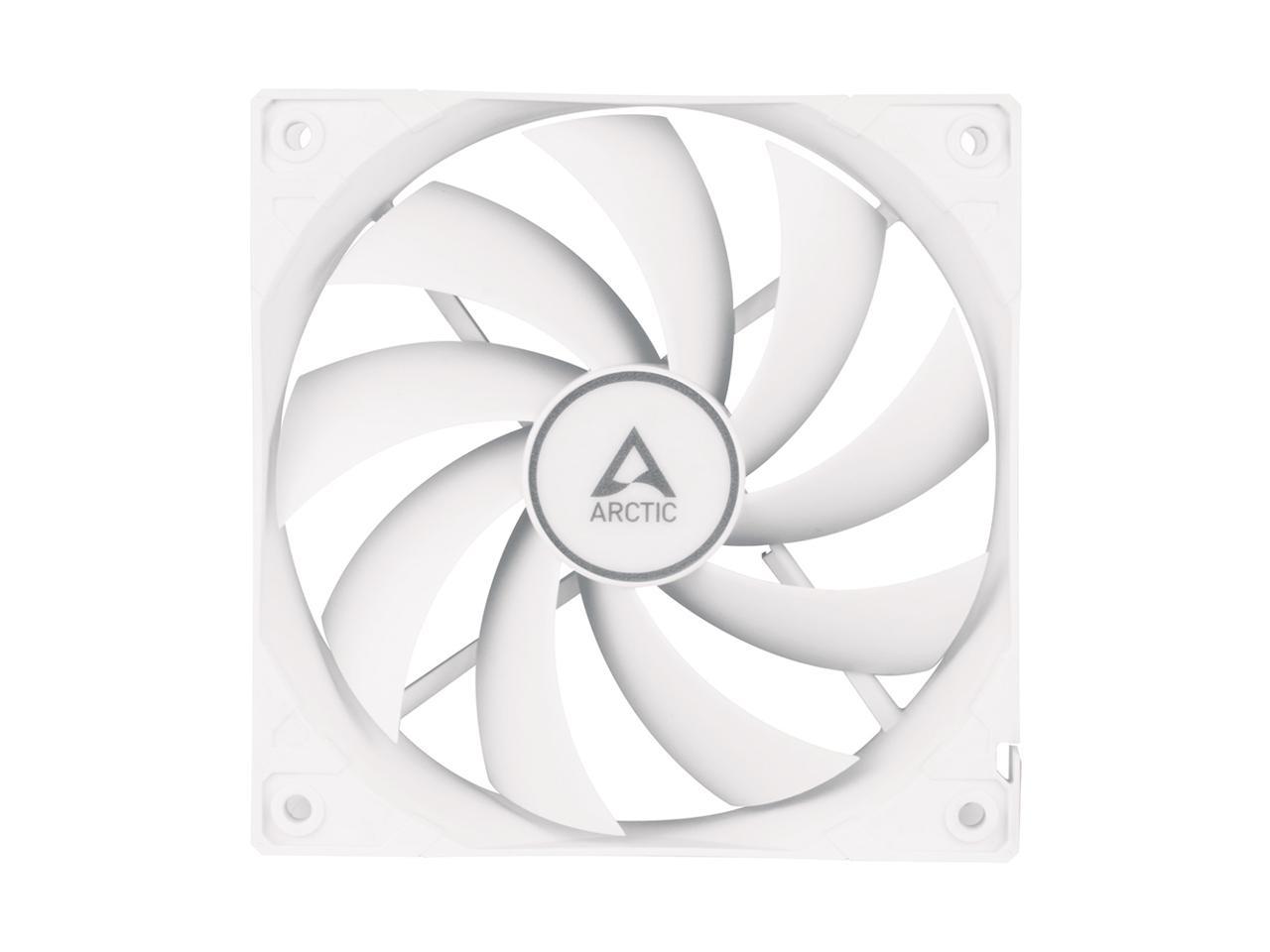 ARCTIC ACFAN00198A F12 PWM PST - 120 mm PWM PST Case Fan with PWM Sharing Technology (PST), Quiet Motor, Computer, Fan Speed: 230-1350 RPM - White