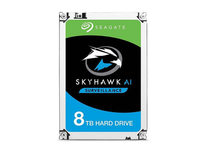 Seagate ST8000VE000 Skyhawk AI 8TB SATAIII 7200RPM 256MB 3.5" Surveillance Hard Drive