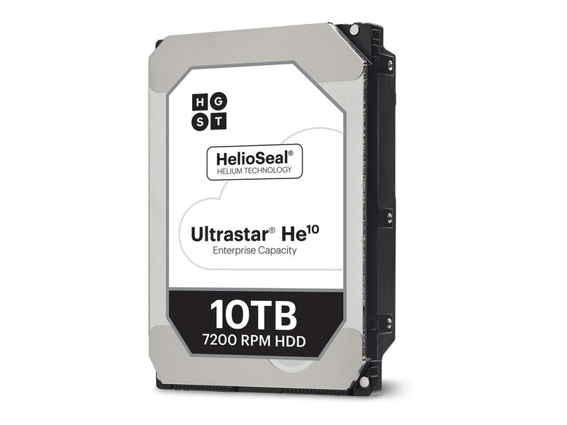 HGST WD Ultrastar He10 HDD 10TB 7200 RPM 4Kn SAS 12Gb/s 3.5-Inch Enterprise Hard Drive HUH721010AL4204 (0F27404)